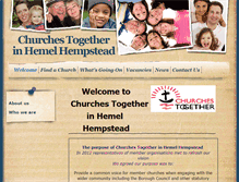 Tablet Screenshot of hemelchurches.org.uk